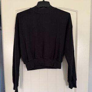 Black Mockneck Sweater